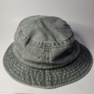 Dorfman Pacific Headwear Fishing Bucket Hat Faded Olive Green  DPC
